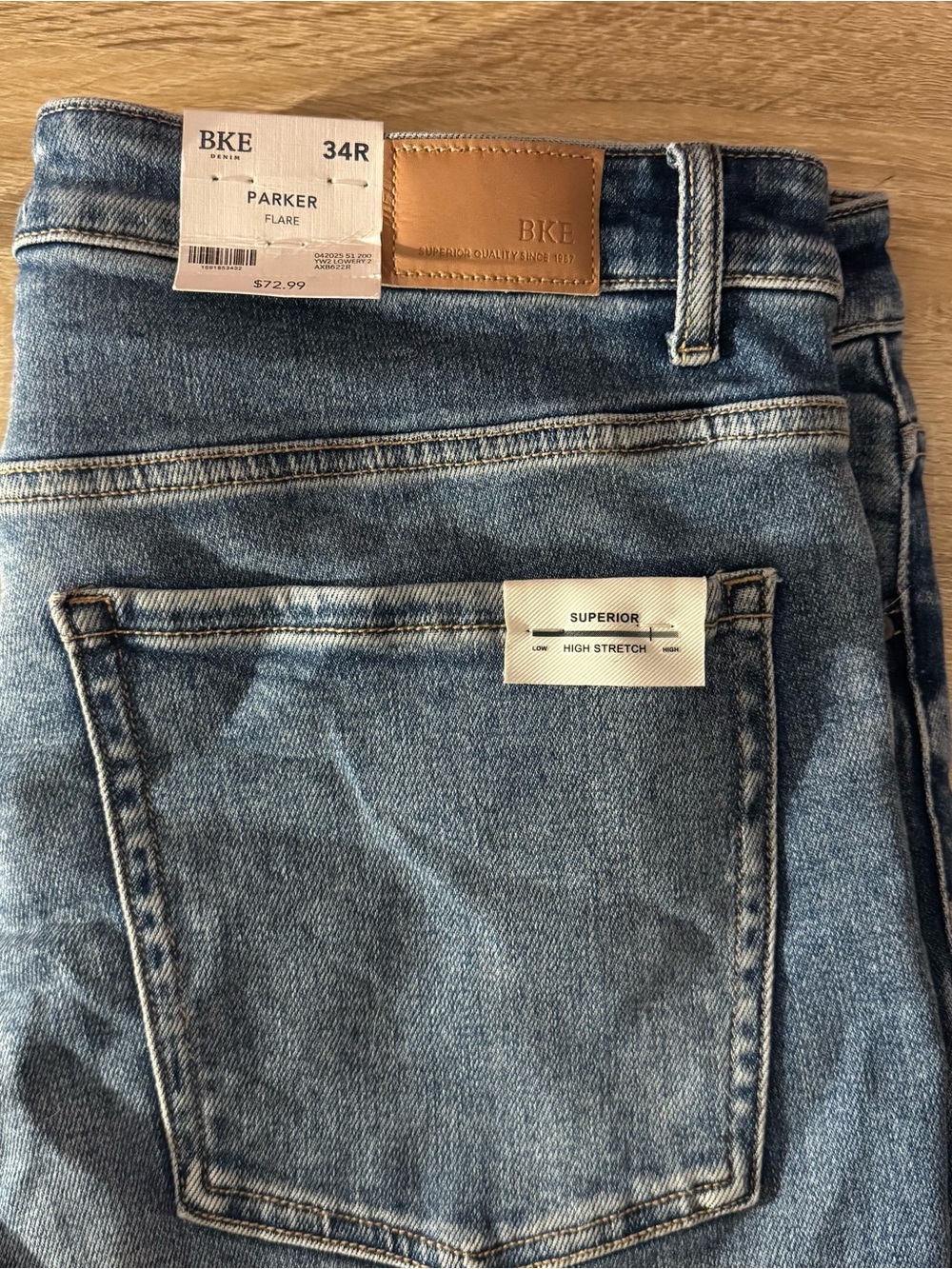 Buckle Women's Light Blue Flare Jeans (NWT) - Picture 2 of 8